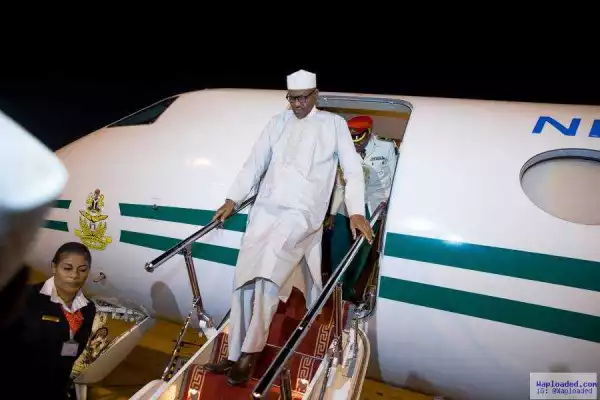 See How President Buhari Was Welcomed At United Arab Emirates